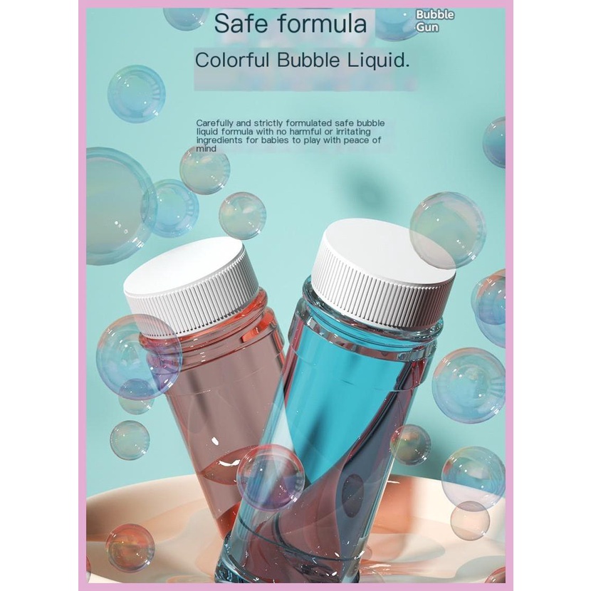 Máy Thổi Bong Bóng Dạng Lỏng 32 Lỗ Có Nút Nhấn