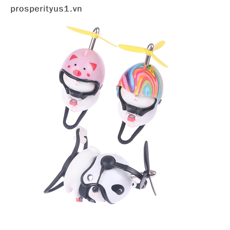 [prosperityus1] Chuông Trang Trí Tay Lái Xe Đạp / Xe Máy Hình Mèo