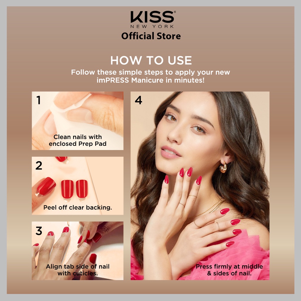 COLOR PRESS-ON MANICURE COFFIN SUMPTUOUS