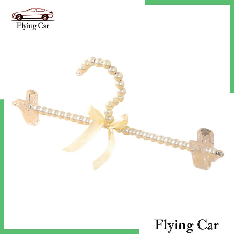 [Lzdjfmy2] Móc Treo Quần Áo Hình Nơ Đính Ngọc Trai Cho Cô Dâu Trong Tiệc Cưới