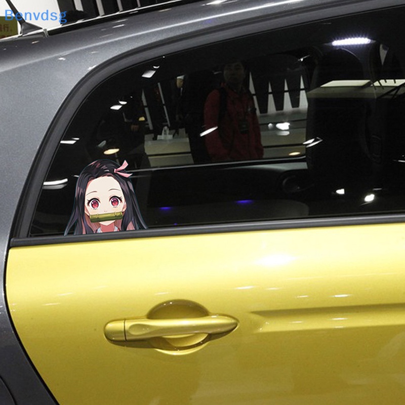 Miếng Dán Trang Trí Tủ Lạnh / Laptop / Xe Hơi Họa Tiết Demon Slayer Độc Đáo