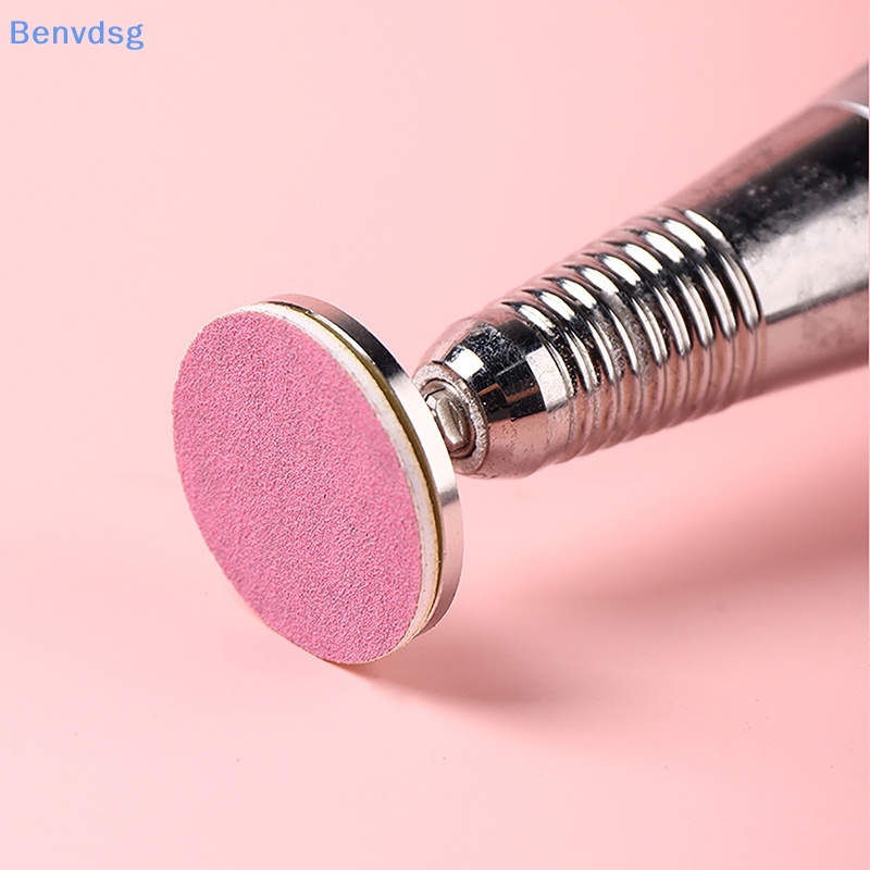 Bộ 50 Miếng Đệm Thay Thế Cho Máy Đánh Bóng Móng Tay Màu Hồng