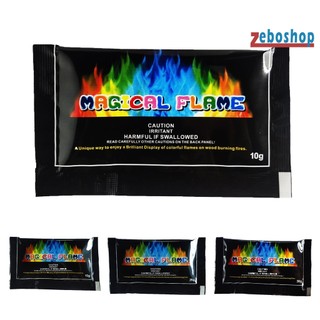 FAIRNULL Túi Bột Lửa Thay Đổi Màu Sắc Di Động Zebo 10G/15G/25G/30G