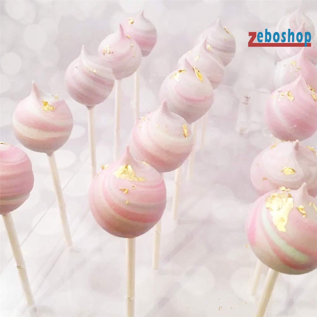 1 Giá Đỡ Kẹo Mút Hình Chữ Nhật Bằng Acrylic Hai Lớp Dùng Trưng Bày Tiệc Cưới