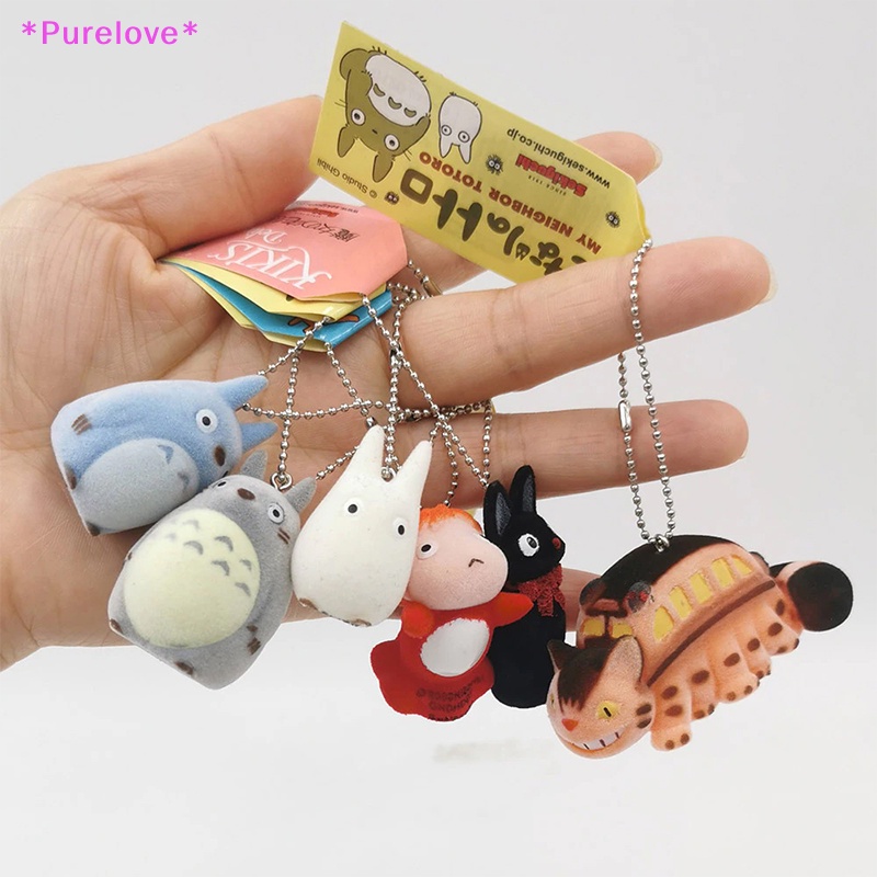 Set 6 Móc Khóa Hình Búp Bê Anime Nhật Bản Bằng PVC Mới