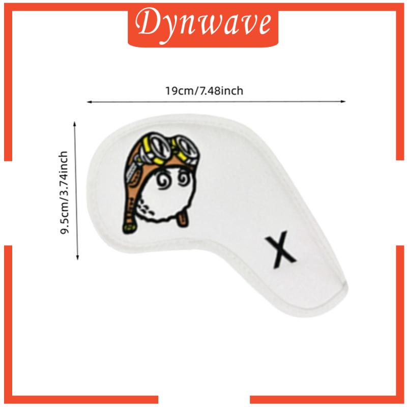 Bộ 10 Vỏ Bọc Bảo Vệ Đầu Gậy Đánh Golf 4-9 P X A S Tiện Dụng