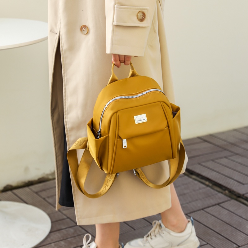 Balo hai vai nhẹ nhàng nữ thời trang mẫu mới, ba lô mini thường ngày, ba lô nữ đi học thời trang