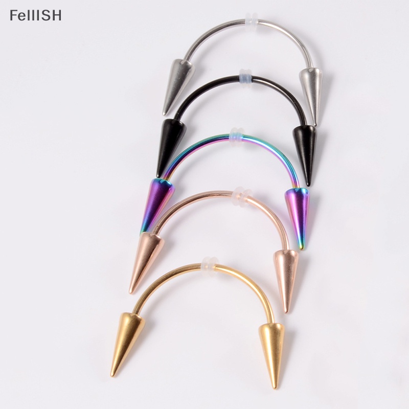 1 Khuyên Xỏ Bằng Thép Không Gỉ Họa Tiết Răng Hổ 439br