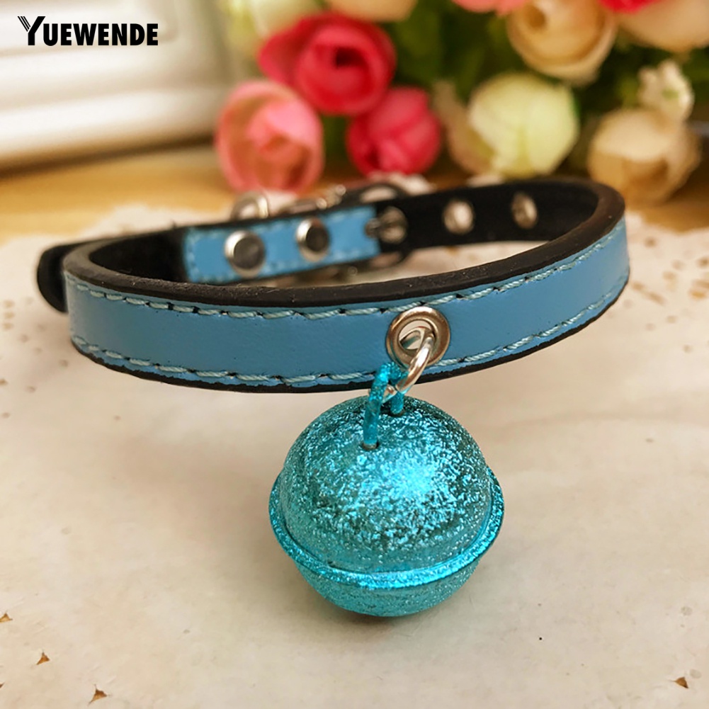 Vòng Cổ Giả Da Có Chuông Cho Thú Cưng