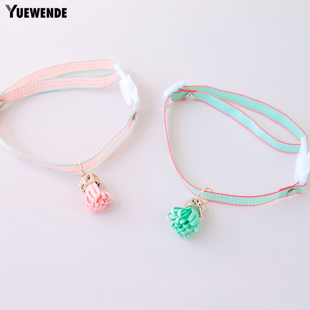 Yq.e Vòng Cổ Co Giãn Cao Họa Tiết Kẻ Sọc Có Khóa Cài Và Dây Đai An Toàn Sử Dụng Tại Nhà Cho Thú