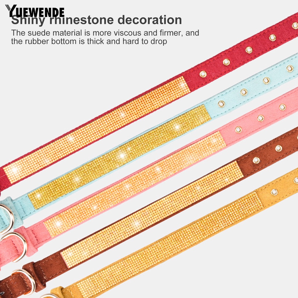 Vòng Cổ Đính Đá Lấp Lánh Dễ Điều Chỉnh Cho Thú Cưng