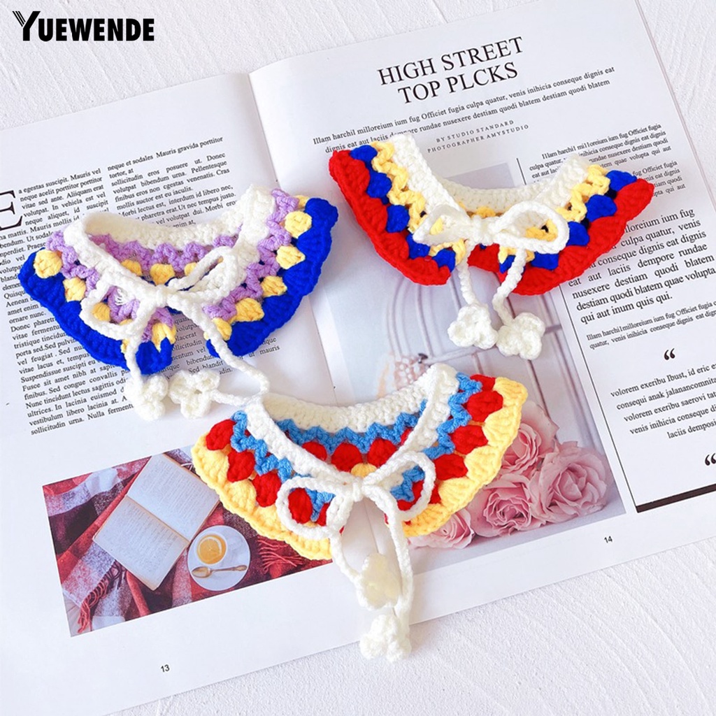 Vòng Cổ YQ.E Bằng Len Nhiều Màu Thời Trang Dành Cho Thú Cưng