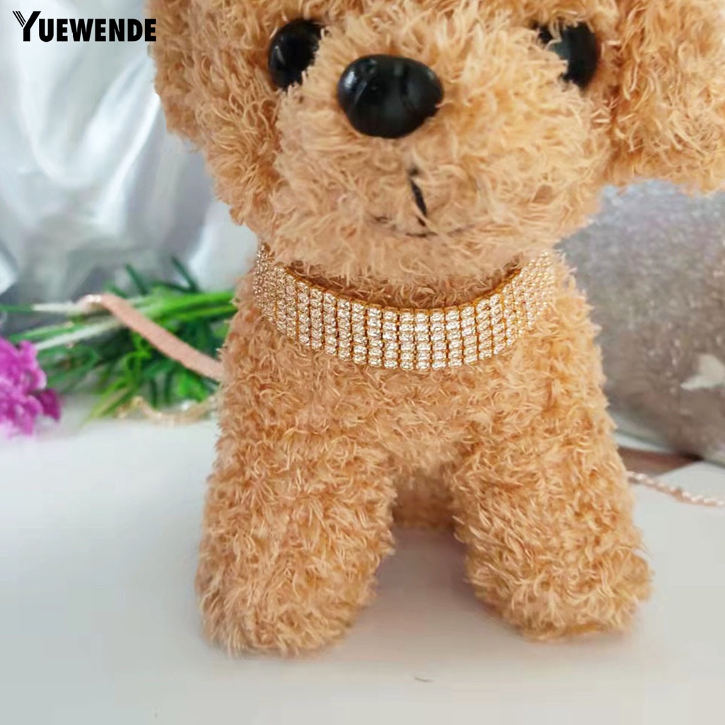 Vòng Cổ YQ.E 6 Hàng Đính Đá Thời Trang Cho Thú Cưng