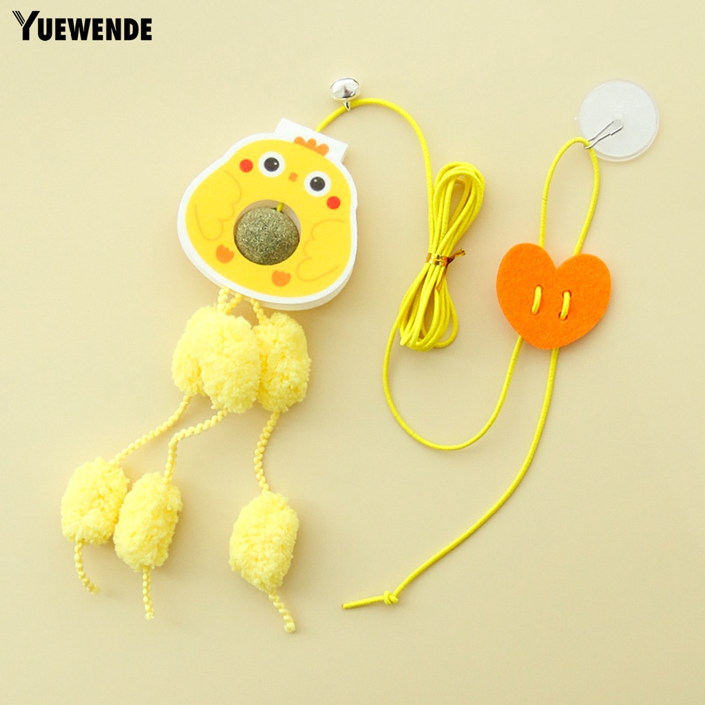 Đồ Chơi YQ.E Dạng Cốc Hút Có Độ Co Giãn Cao Vui Nhộn Treo Trong Nhà Cho Mèo Cưng