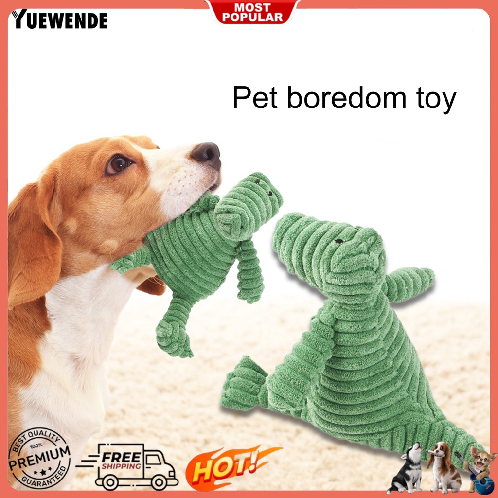 Đồ Chơi Cá Sấu Nhồi Bông Mềm Mại Phát Ra Âm Thanh Chống Cắn Cho Cún Cưng