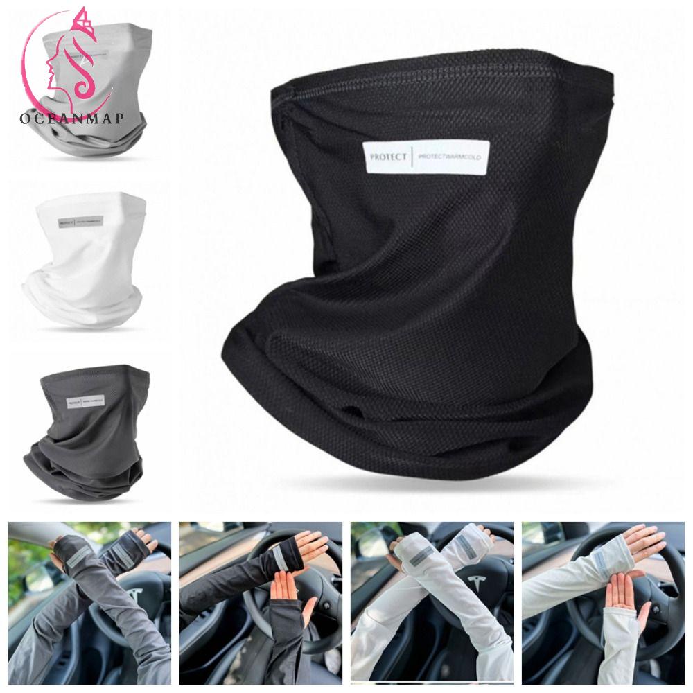 Găng Cánh Tay Mềm Mỏng Thoáng Khí Chống Tia UV Bảo Vệ Mặt