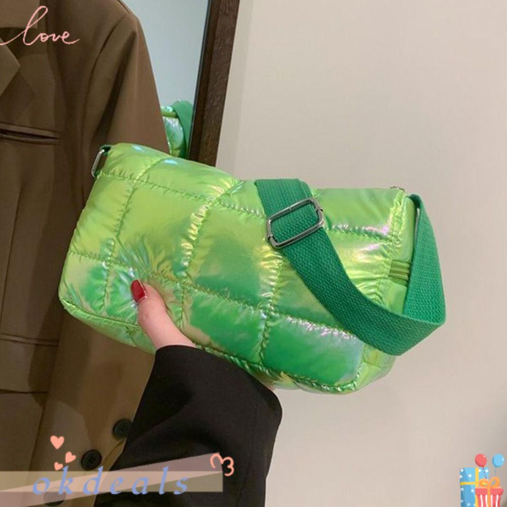 Túi Xách Đeo Chéo Đệm Cotton Thời Trang Nữ