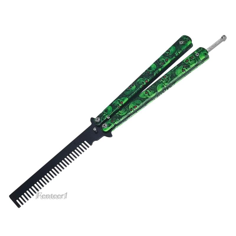 [Fenteer1] Lược Gấp Bằng Thép Không Gỉ Tập Luyện Bướm