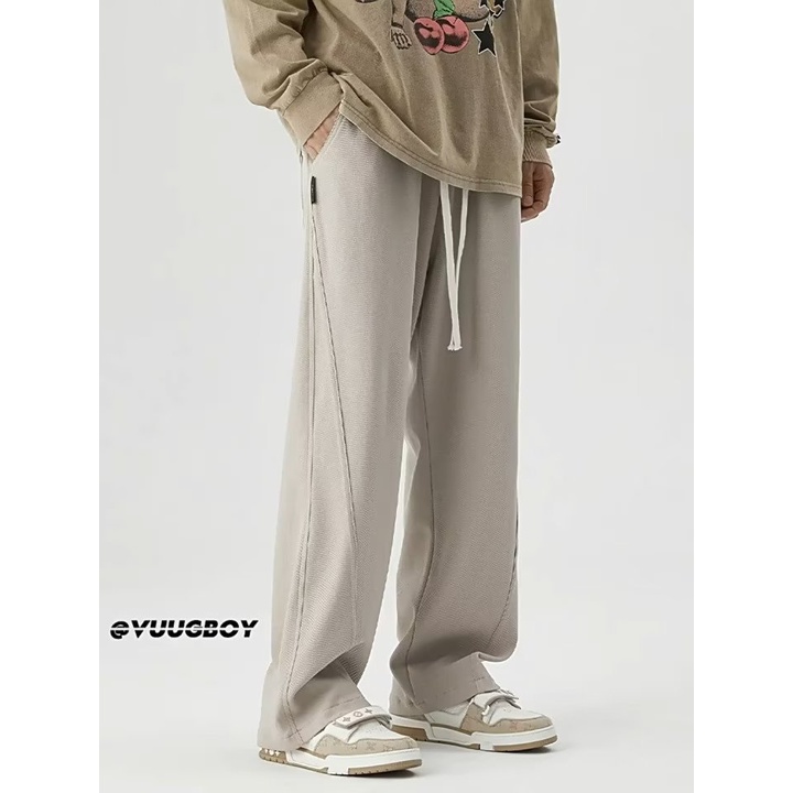 Quần Dài Mỏng Ống Suông Rộng Thoải Mái Thời Trang Đường Phố Mỹ 2023