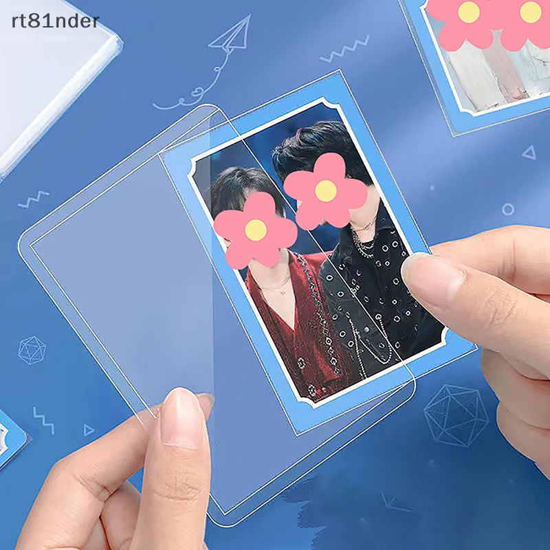 Rt Set 10 Vỏ Bọc Thẻ Ảnh Hàn Quốc Trong Suốt Không Axit Horaphic n