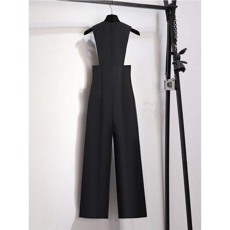 Bộ Áo Liền Quần Lưng Cao Dáng Ôm Thời Trang Mùa Thu 2023 Phong Cách Mới Cho Nữ