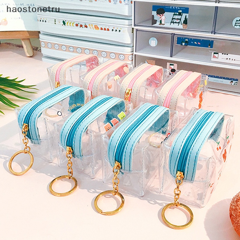 Ví Mini Trong Suốt Dùng Để Đựng Chìa Khóa / Mỹ Phẩm Tiện Dụng