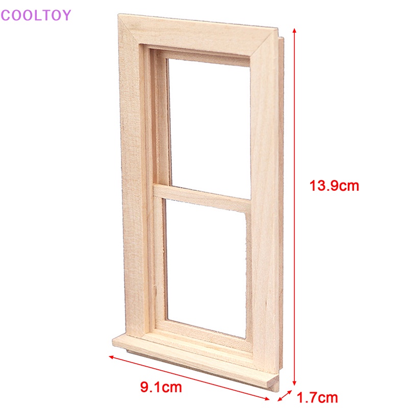 Mô Hình Cửa Sổ Mini Tỉ Lệ 1: 12 Trang Trí Nhà Búp Bê