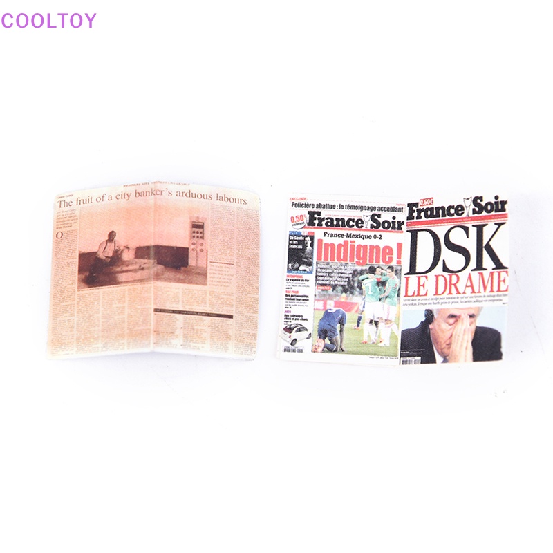 Cooltoy Mô Hình Cuốn Sách Mini Tỷ Lệ 1 / 6 Dùng Để Trang Trí Nhà Búp Bê   Hot!