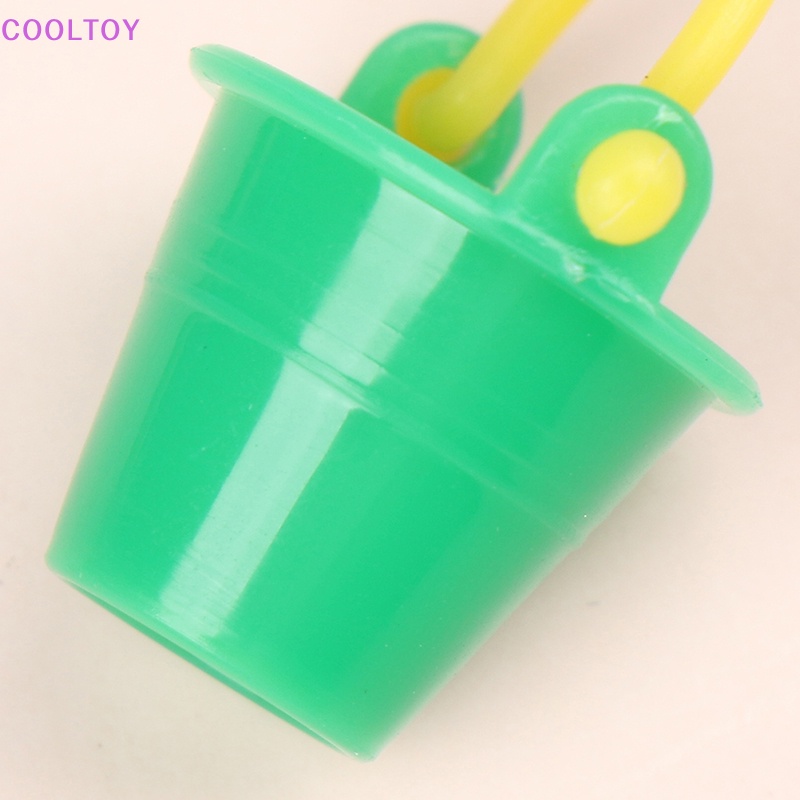 Set 2 Xô Nước Mini Tỉ Lệ 1 / 12 Trang Trí Nhà Búp Bê