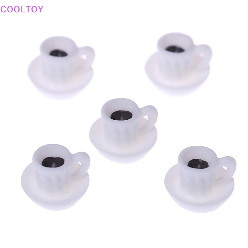 Cooltoy Set 5 Ly Cà Phê Mini Trang Trí Nhà Búp Bê