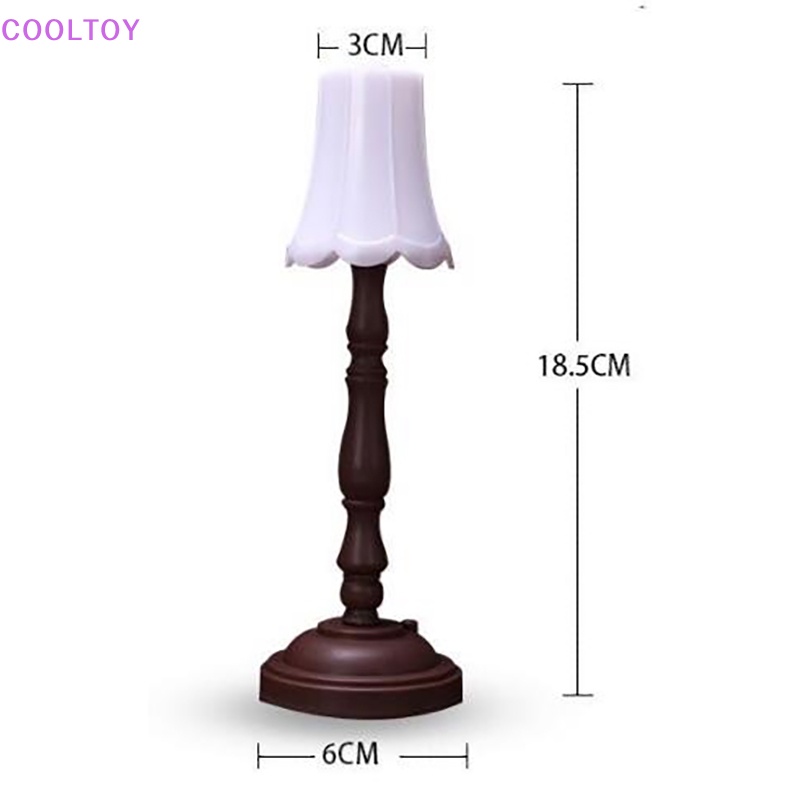 Cooltoy Đèn LED Sàn Nhà Trang Trí Nhà Búp Bê Tỉ Lệ 1: 12