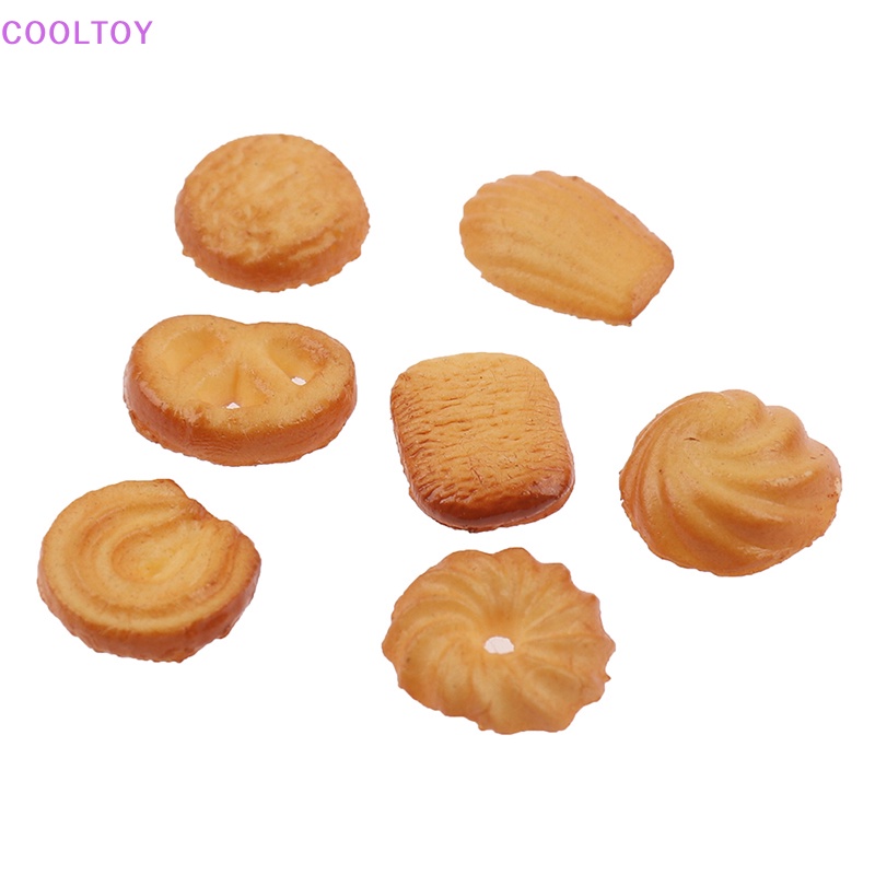 Cooltoy Bộ Ấm Tách Uống Cà Phê Bánh Macaroon Bằng Gốm Trang Trí Nhà Búp Bê