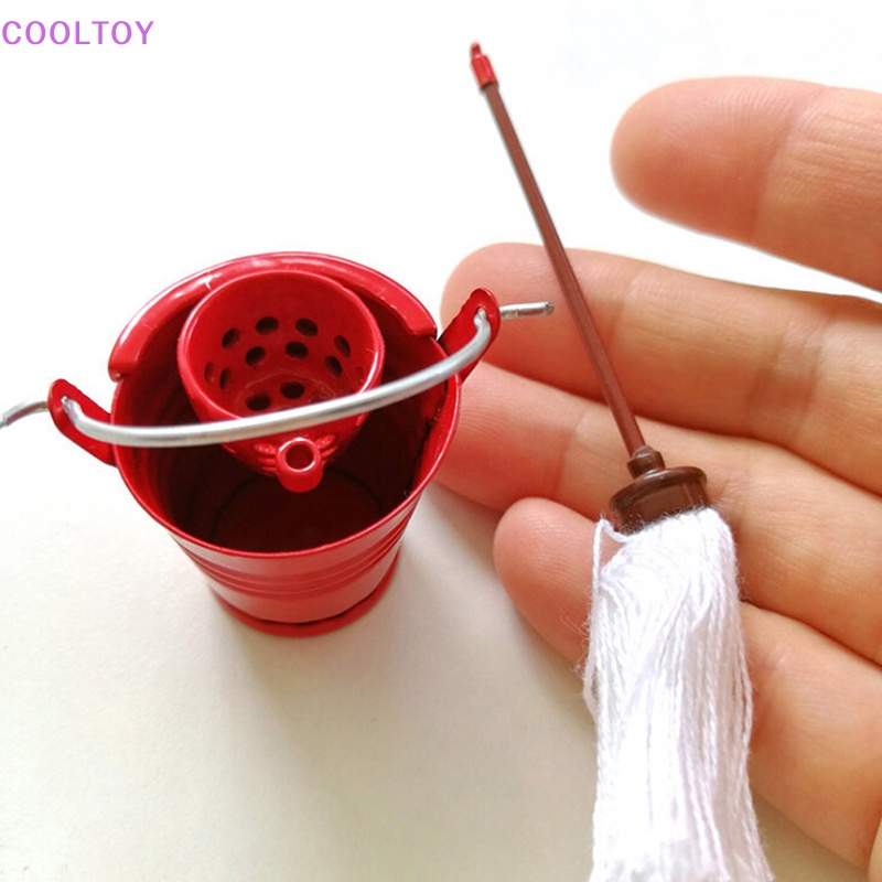 Cooltoy 1 Bộ Cây Lau Nhà Búp Bê Tỉ Lệ 1: 12