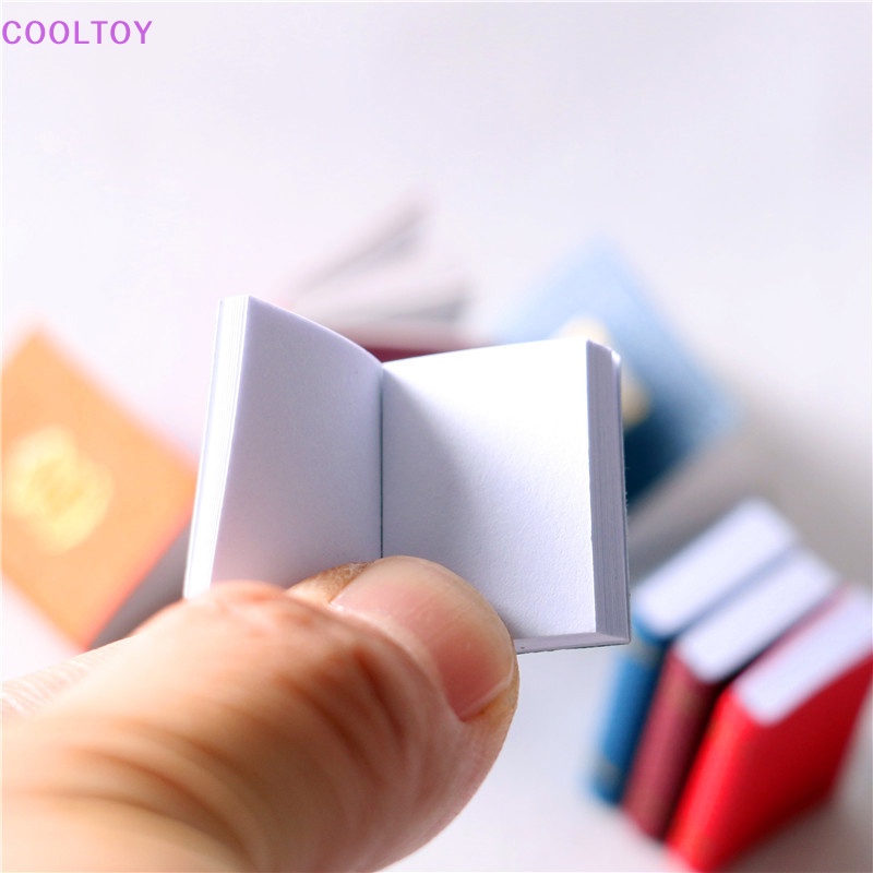 Set 4 Mô Hình Sách Mini 1 / 12 Trang Trí Nhà Búp Bê 2021