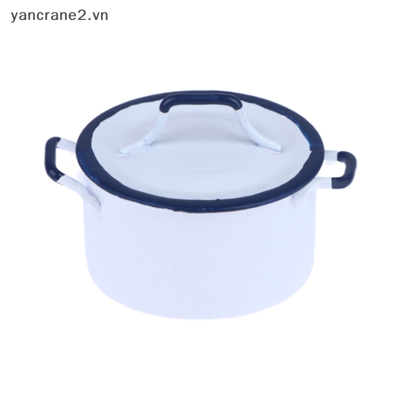 Mô Hình Nồi Nấu Ăn Có Nắp 1: 12 Trang Trí Nhà Búp Bê 1: 12