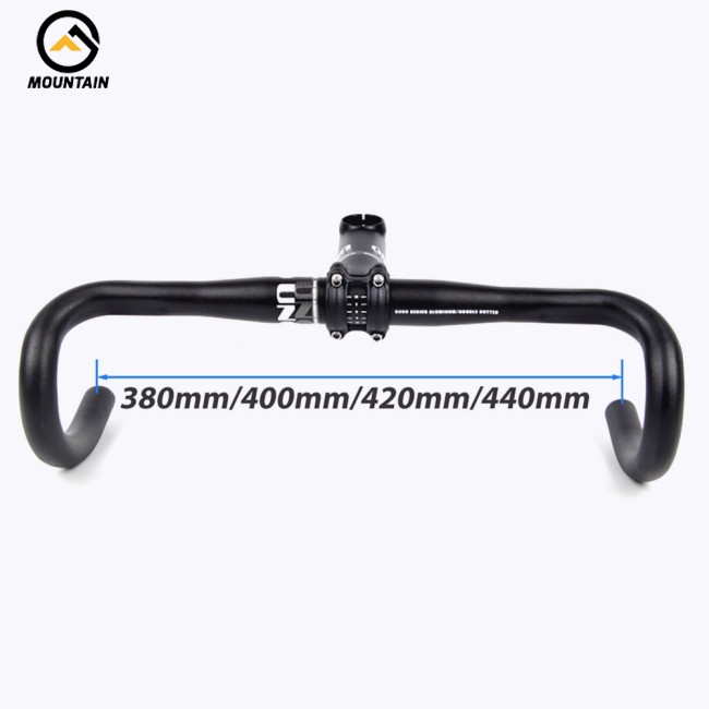 Ghi Đông Xe Đạp Leo Núi Bằng Hợp Kim Nhôm Siêu Nhẹ 31.8mm 380 / 400 / 420