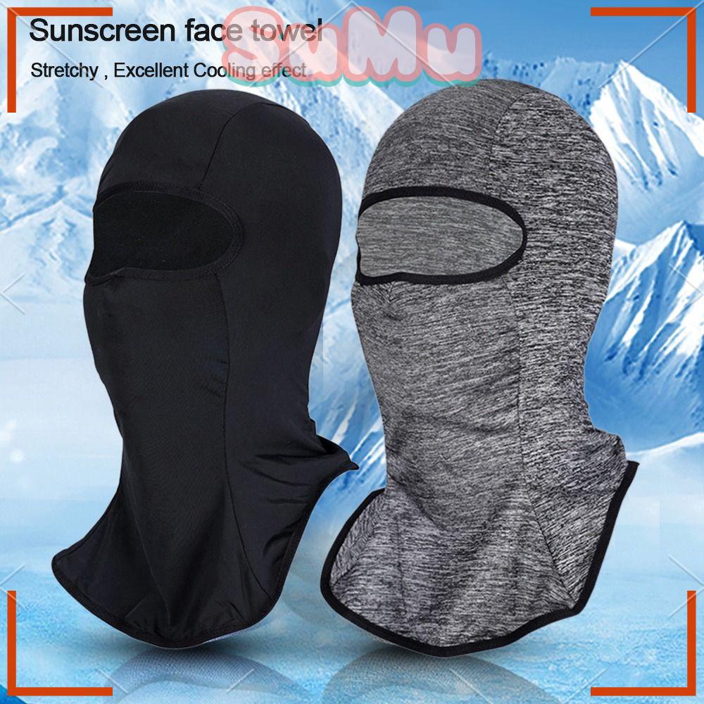 Mũ Trùm Đầu Kiêm Khẩu Trang Chống Tia UV Bảo Vệ Mặt Toàn Diện Khi Đi Xe Máy