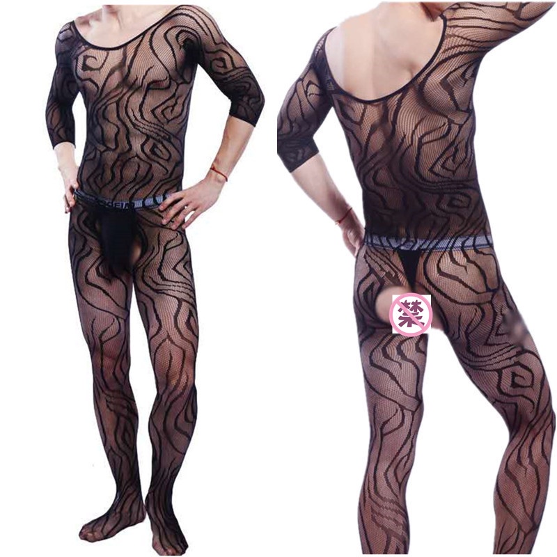 Tất Body Xuyên Thấu Hở Đáy Quyến Rũ Cho Nam