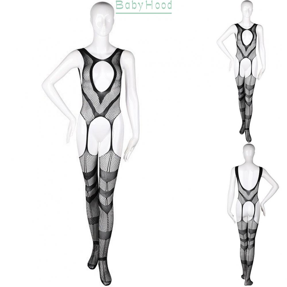 Stockings Body Stockings Bodysuits Erotic Lingerie Full Body Jacquard Jumpsuit#BBHOOD