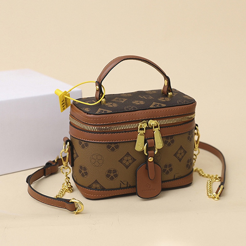 Túi Đựng Mỹ Phẩm Cỡ Nhỏ In Họa Tiết Kiểu retro Thời Trang Cao Cấp Cho Nữ