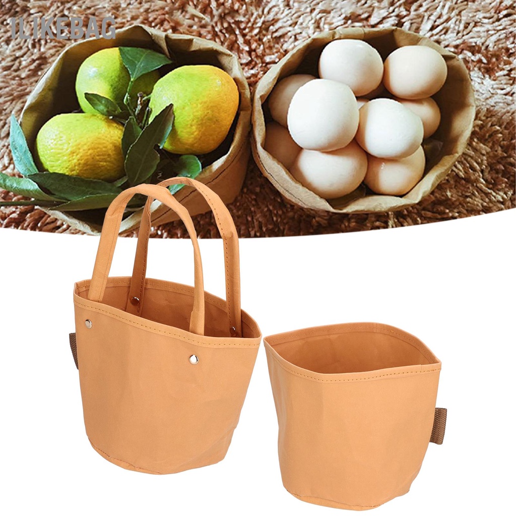 Ilikebag Túi Giấy Kraft Có Thể Giặt Được Retro Lưu Trữ Đa Năng Tái Chế Cho Tiệc Cưới Tại Nhà