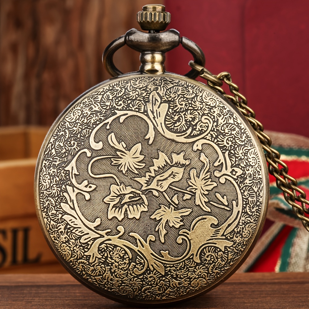 Đồng Hồ Quả Quýt Bằng Đồng Phong Cách Cao Bồi Vintage