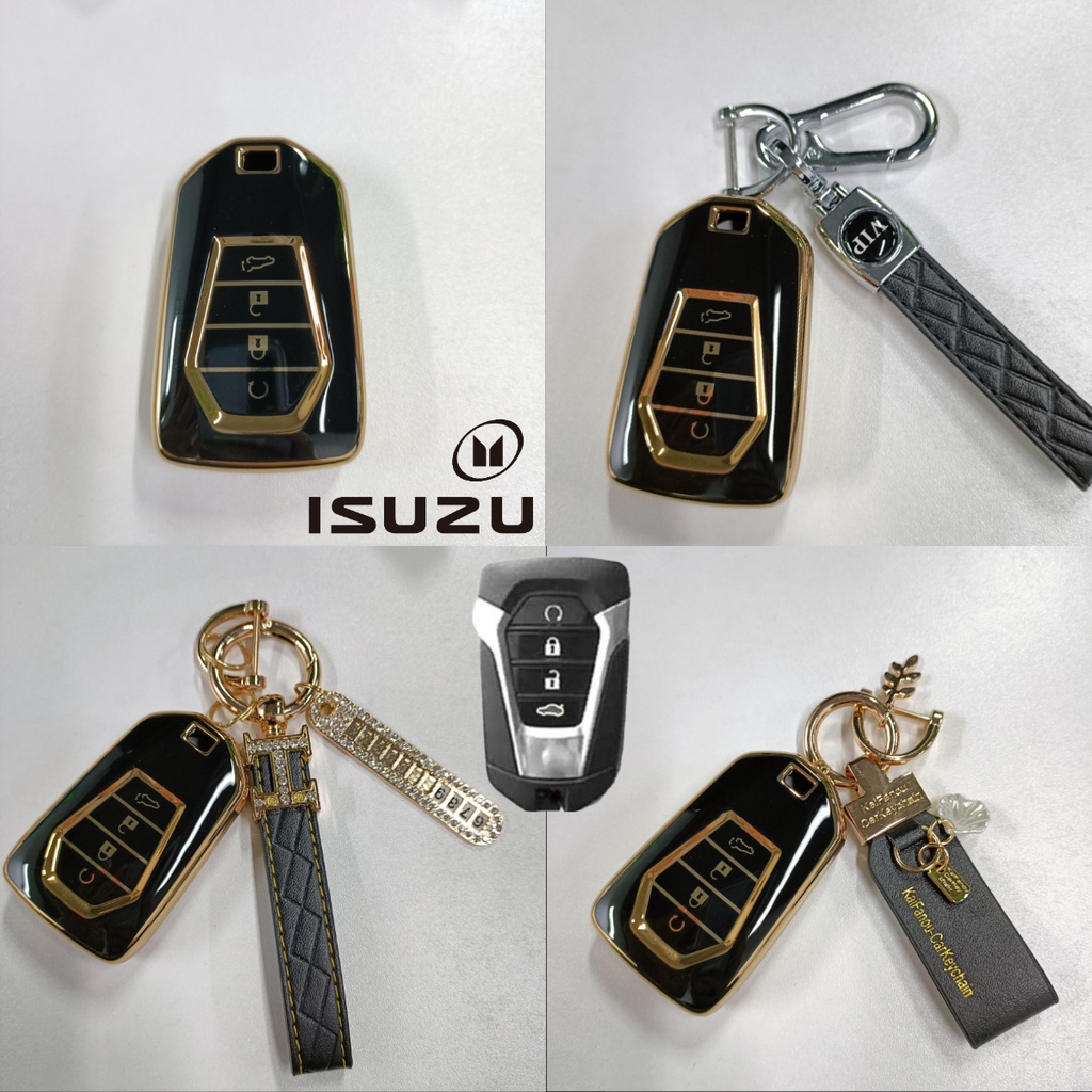 Vỏ Bọc Chìa Khóa Điều Khiển Từ Xa Cho Isuzu X Series DMAX D-Max X-Terrain Pickup 2020 2021 2022 MU-X LS-T