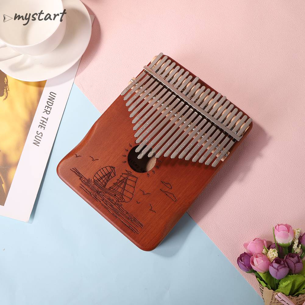 Đàn Kalimba 21 Phím Bằng Gỗ Trơn