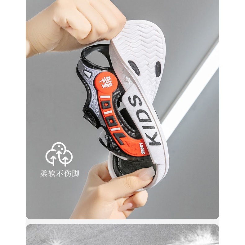 Xăng đan Đế Mềm Chống Trượt Thời Trang Đi Biển Mùa Hè 2023 Cho Bé Trai Và Gái