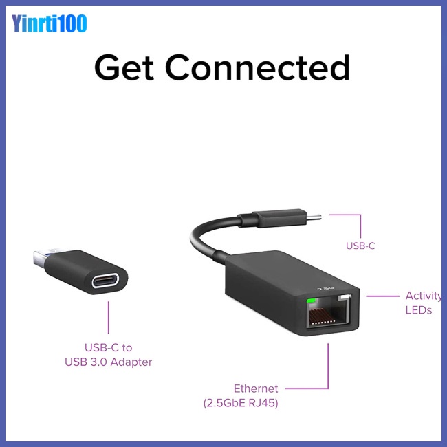 Thẻ Mạng 2.5g Chuyển Đổi Usb3.0 Sang Rj45 2500m