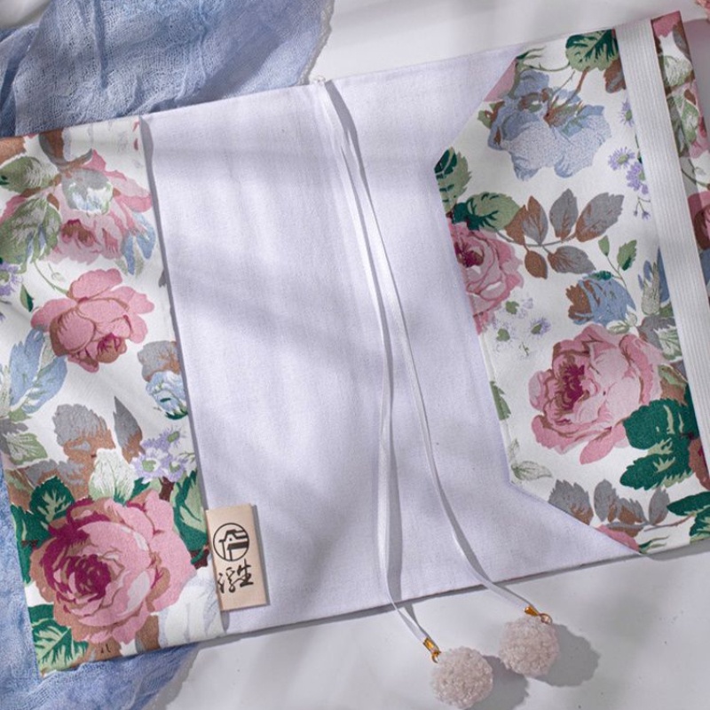 Ốp Điện Thoại Bằng Vải Họa Tiết Cô Gái Và Hoa Hồng Dành Cho Samsung A5 A6