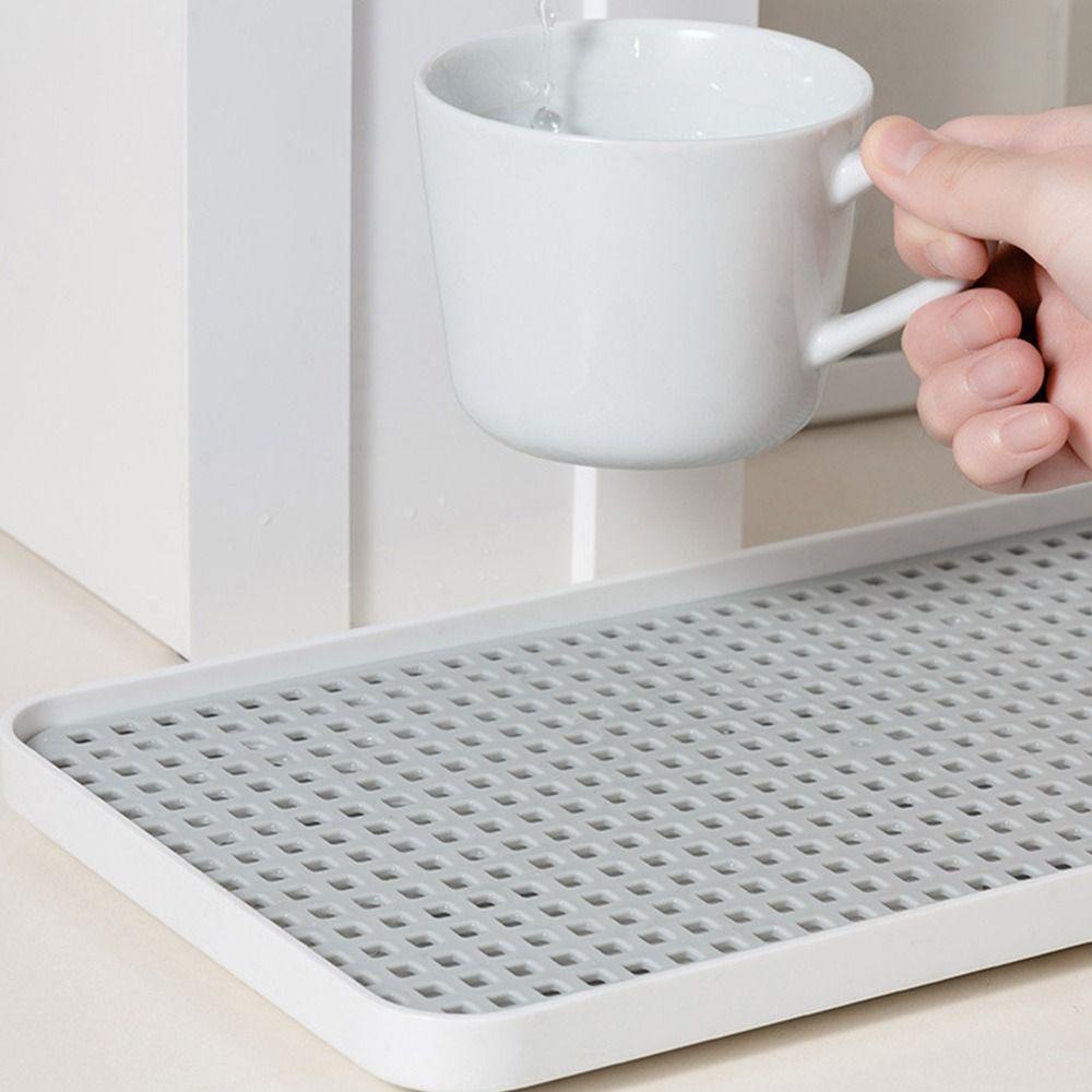 Khay Nhựa Hai Tầng Ráo Nước Đựng Bát Đĩa Sắp Xếp Gọn Gàng Cho Nhà Bếp