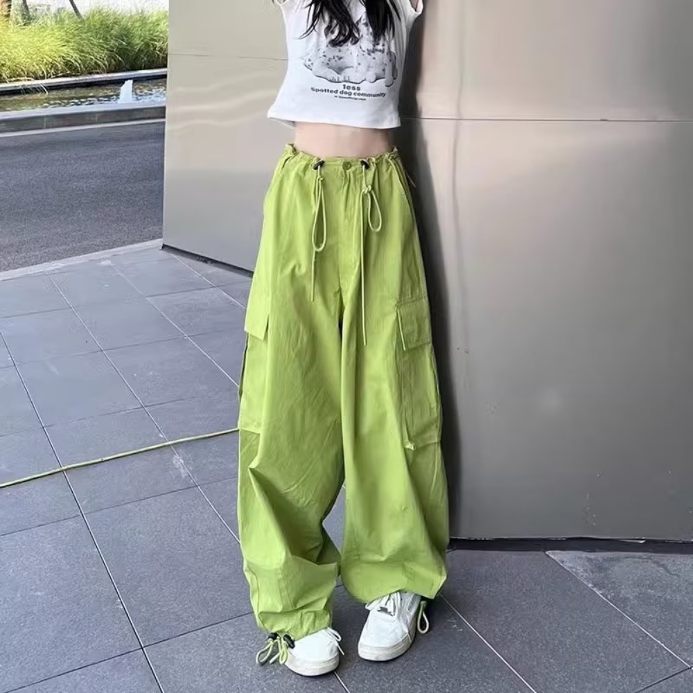 Quần Legging Ống Rộng Phong Cách Hip Hop Nhật Bản Thời Trang Xuân Thu 2023 Mới