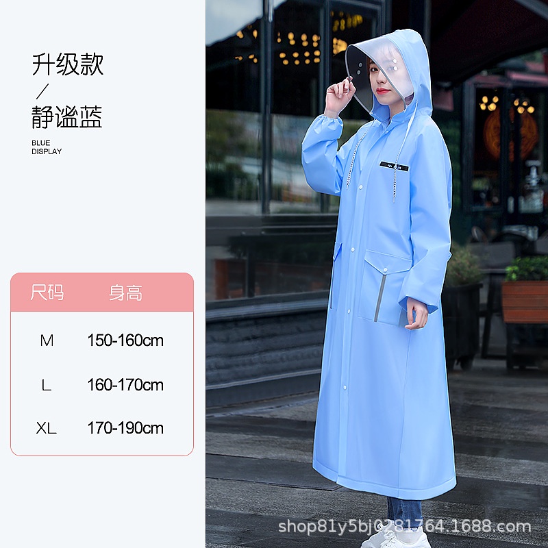 A 'o mu' a cho be 'Áo Mưa Poncho Dài Dày Không Thể Đục Lỗ Đi Xe Điện Ngoài Trời cho Nam Và Nữ